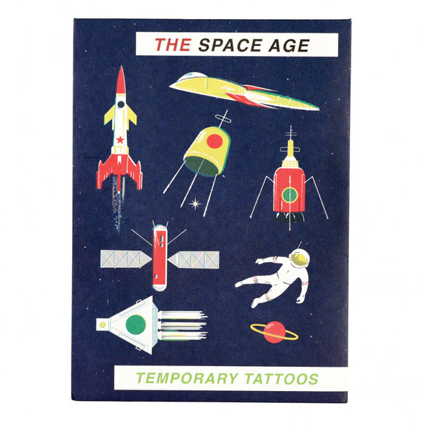 Nicht Permanente Tattoos The Space Age
